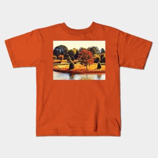 Pretty Fall picture Kids T-Shirt